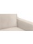 Klem Slim Loveseat Ahşap Ayak - Kadife Vanilya 3