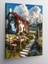 Kanvas Tablo Kır Evi Bahçesi 50X70 cm 1