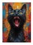 Kara Kedi Tasarım Mdf Tablo 25CMX 35CM 25X35 cm 1