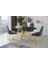 Lara Çapraz High Gloss Yemek Masa Sandalye Takımı 90X180CM 1