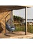 Cosmo Swing Salıncak, Gri Rattan Gri Kumaş 2