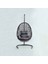 Cosmo Swing Salıncak, Gri Rattan Gri Kumaş 3