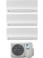 Shira Plus Multi Split Inverter Klima 1+3 Sistem (4MXM80) 9+12+12 Btu 8,0 Kw R32 Dış Ünite 1