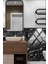 30X60 cm Beyaz Şerit Siyah Mermer Desenli Kendinden Yapışkanlı Köpük Banyo Pvc Duvar PANELI-UK-M08 4