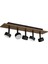 Plafonyer Spotlu Ahşap LED Avize 50 x 10 cm 1