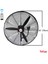 FLW-650-HR Sanayi Tipi 180W Uzaktan Kumandalı Duvar Vantilatörü 66 cm 1