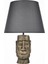 Modern Dizayn Moai Abajur Gold Gri 1