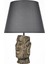 Modern Dizayn Moai Abajur Gold Gri 2