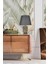 Modern Dizayn Moai Abajur Gold Gri 4