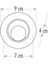 5W Akik Smd LED Armatür Beyaz Cat CT-5204B 2