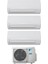 Sensira Multi Split Inverter Klima 1+3 Sistem (5MXM90) 9+12+12 Btu 9,0 Kw R32 Dış Ünite 1