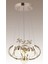 Heracles Kumandalı ve Dimmerli 3 Renk ( Sarı Beyaz ve Gün Işığı ) Gold Luxury LED Avize Concept 3