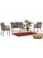 Aura Iki̇li̇ Bahçe Balkon Takimi 2+1+1+Masa 2