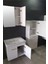 Banyo Defne 80CM Banyo Dolabı Aynalı Dolaplı Üst Dolap Lavabo Boy Dolabı 2
