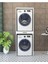 Banyo Dolabı Çamaşır ve Kurutma Makinesi Dolabı Çekmeceli Beyaz 6