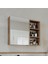 Banyo Dolabı Kulpsuz Tek Kapaklı Atlantik Çam Mdf 75 cm Aynalı Banyo Üst Dolabı 5