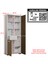 Afra 55X165 cm Banyo Dolabi Ceviz-Beyaz 5