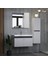 New Bahar 80 cm Banyo Dolabı Takımı Lavabo Dahil, Boy Dolap Hediyeli, Lavabolu,aynalı Banyo Dolabı 1
