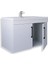 Yalova 65 cm Mdf Banyo Lavabolu Alt Dolap Beyaz 2