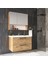 Batum 80 cm Mdf Banyo Dolabı Seti Atlantik Çam 1