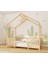 Ripon - Montessori Çatılı Ayaklı Ahşap Yatak 60 cm 180X80 cm 3