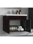 Siyah 65 cm Banyo Dolabı Takımı-Mdf 3