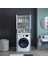 Çok Amaçlı Banyo Üst Dolaplı Çamaşır Makinesi Dolabı Takımı Beyaz Cd7 2
