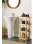 Ahşap 4 Katlı Banyo Rafı Havluluk Banya Düzenleyici Nat MOB103 1