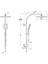 Artema Shine Square A45699 Duş Kolonu 2