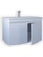 Tokyo 80 cm Mdf Banyo Lavabolu Alt Dolap Beyaz 2