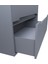Home Madrid 80 cm Mdf Banyo Dolabı Seti ve Boy Dolabı Sis Gri 3