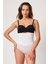 Özel Beyaz Mi 2945 Tül Karyokalı Slip Lazer Korse Fırsat!!! 1