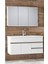 Esen Beyaz 100 cm Lüx Banyo Dolabı Takımı 1