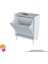 Söke Banyo Için Sihirli Kutu 65X75X32,5 Cm’ Lik 1 Göz Sepet Hazneli Mini Banyo Dolabı 6