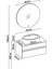 Woodline Banyo Dolap Takımı Woodline 3985 V31 85CM Beyaz 2