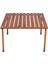 Ahşap Katlanır Kamp ve Piknik Masası Kahverengi 70X70X40CM 2