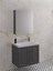 Royal 65 cm Banyo Dolabı Takımı Antrasit Gri 1