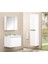 Terme 80 cm Beyaz Banyo Dolabı Takımı ve Boy Dolabı 1