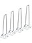 Katlanabilir Metal Ayaklı Ahşap Yer Sofrası Tepsi̇ Sini Beyaz Mermer Desen - 90 cm 2