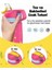 350ML Pipetli Desenli Kulplu 6 Saat Sıcak 12 Saat Soğuk Çelik Termos Matarası Sarı Dinozor 4