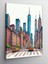 Kanvas Tablo Manhattan Şehir Manzarası 70X100 cm 1