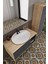 Lale 100 cm %100 Mdf Lavabolu Banyo Dolabı + Aynalı Dolap + Boy Dolabı 2