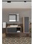 Lale 100 cm %100 Mdf Lavabolu Banyo Dolabı + Aynalı Dolap + Boy Dolabı 5