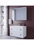 Home Tiflis 65 cm Mdf Banyo Dolabı Seti Beyaz 1