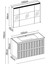 Royal Banyo Dolap Takımı Royal 55100 V31 100CM Kumsal 2