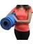 180X60CM 15MM Extra Rahat Mavi-Siyah Yoga Pilates Matı 4