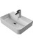 Turkuaz Cerastyle Hera Tezgah Üstü Lavabo 60*42 cm (Duvara Sıfır) 1