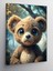Kanvas Tablo Ormandaki Yavru Ayı Teddy 100X140 cm 1