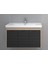 Turkuaz Frame Etajerli Lavabo 90*45CM-MOSTAR 90 Alt Modül -Siyah 1