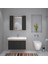 Turkuaz Frame Etajerli Lavabo 90*45CM-MOSTAR 90 Alt Modül -Siyah 2